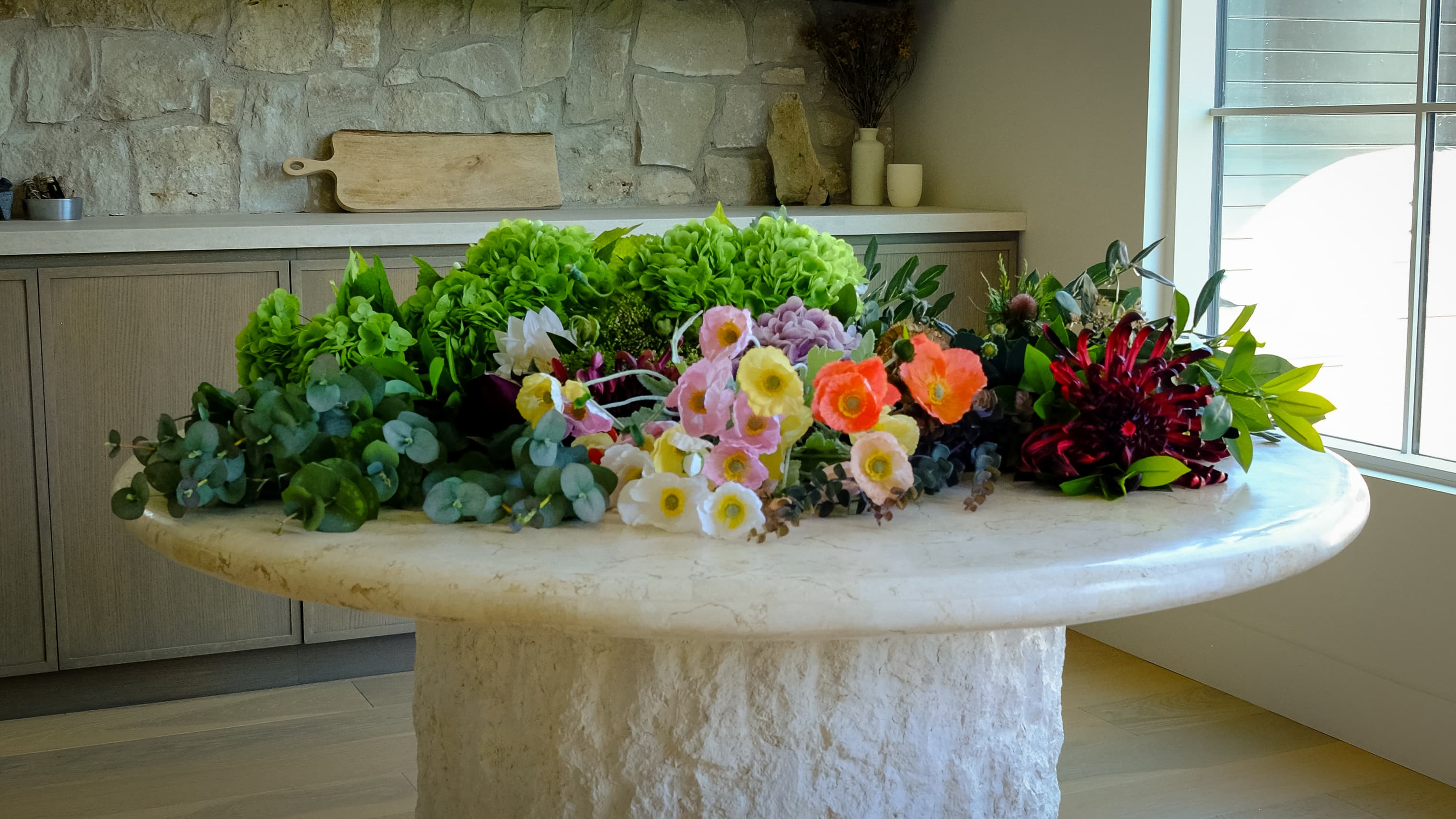 Luxury artificial flower arrangement by Atelier Bloem — faux florals built to last